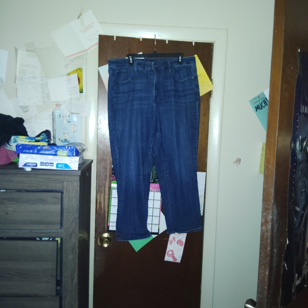 TALBOTS Modern Ankle Jean - PLUS SIZE dark wash - Picture 3 of 11